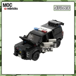 City Police Department Police suv MOC SWAT Patrol Vehicle Sets Compatible Building Blocks Set Bricks Toys Children's Gifts