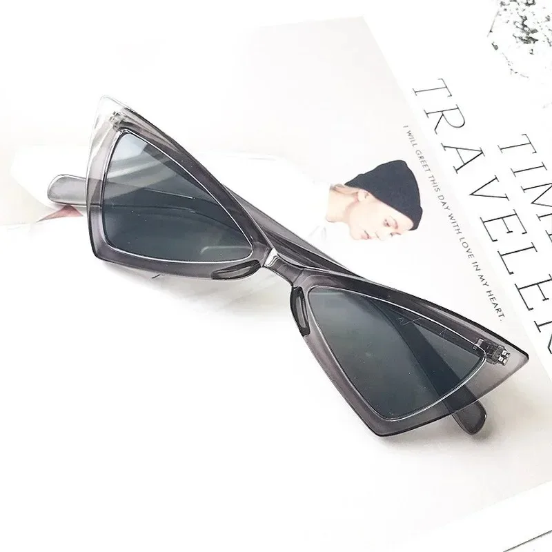 Small Triangle Cat Eye Sunglasses Women Fashion Vintage Cat Eyeglasses Female  Stylish Sun Glasses UV400 Goggles