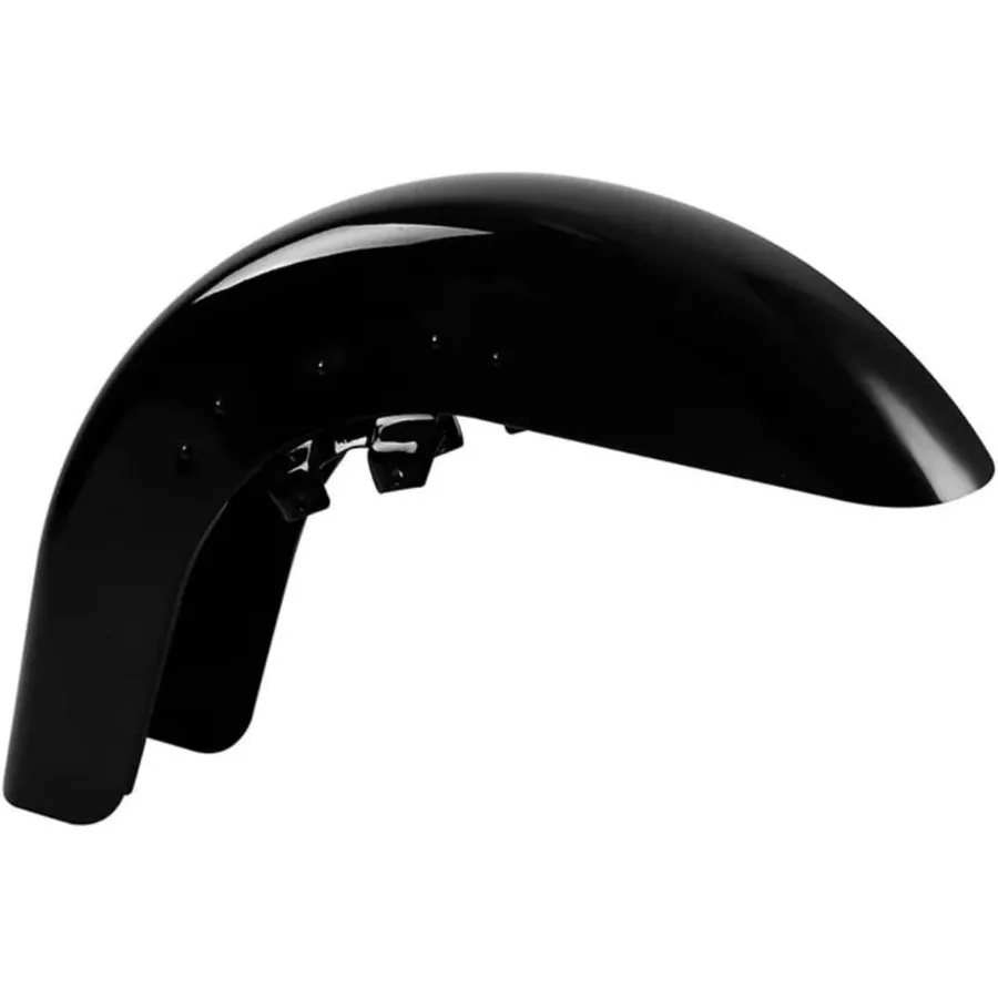 مناسب عالمي للحاجز الأمامي الأسود الزاهي المتوافق مع Harley Touring Electra Glide Road Glide Street Glide Road King Tri G