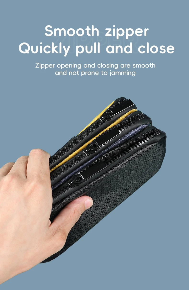 Leichte tragbare Fahrradmünzen-Geldbörse, Dokumenten-Organizer, Fahrrad-Geldbörse, Handytasche für Radtrikot, hintere Tasche – Detail 6