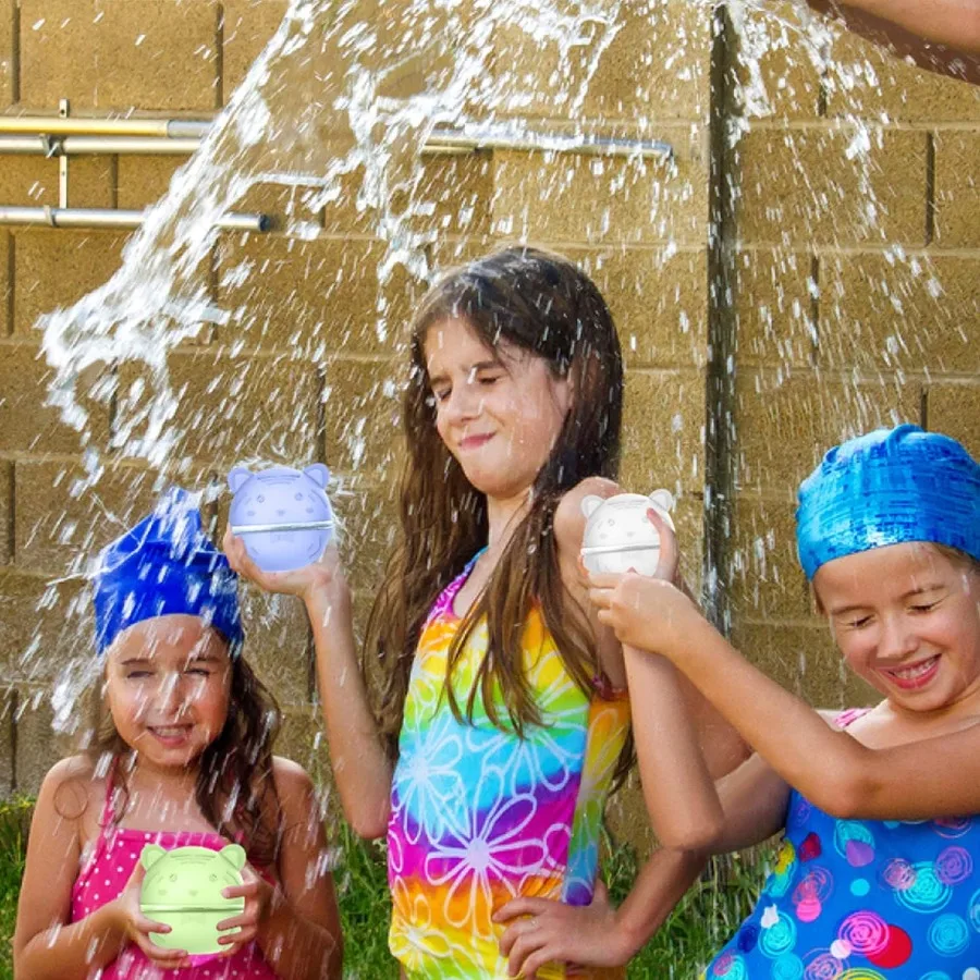 Palloncini d'acqua magnetici riutilizzabili per adulti Palline antispruzzo per bombe d'acqua ricaricabili autosigillanti a riempimento rapido con modelli squisiti