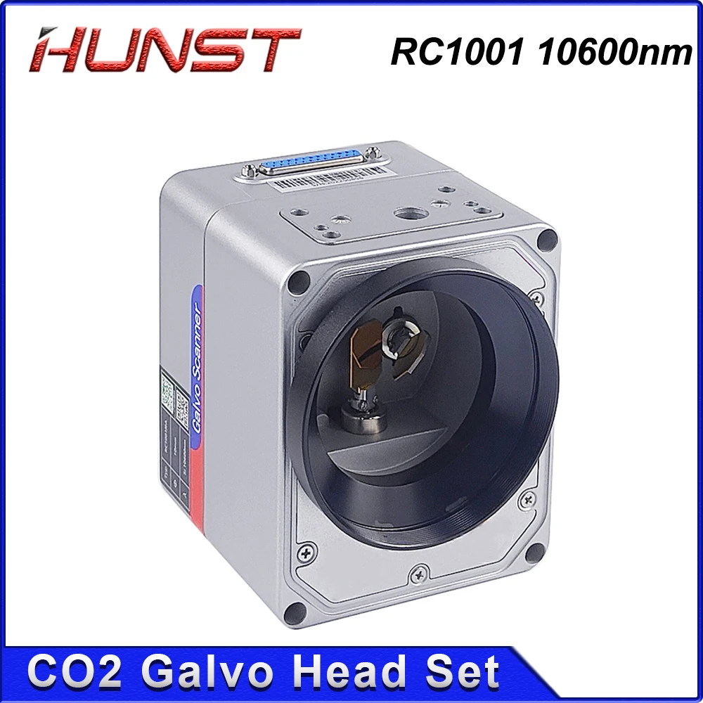 Hunst SINO-GALVO RC1001 CO2 Laser Scan Galvo Head Set 10600nm Aperture 10mm Galvanometer Scanner with Power Supply