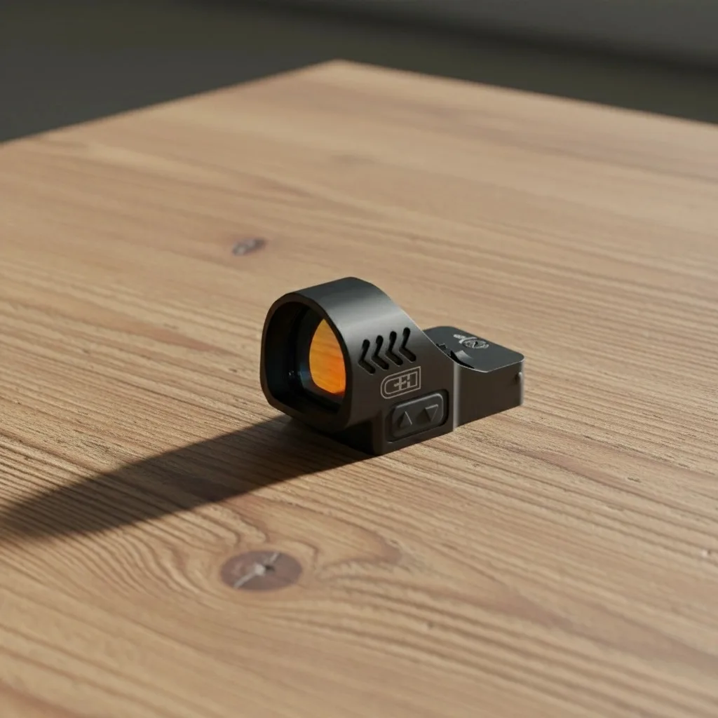 

High-Performance Micro Red Dot Sight for Pistols – C&H COMP 3 MOA Dot Multi-Reticle Shake-Awake Motion Sensor Handgun Optics