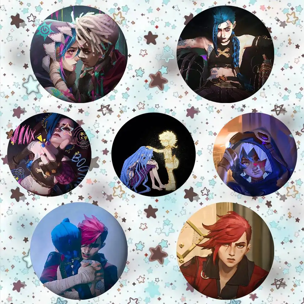 

Anime A-Arcane-s Customizable Tin Badges, Stylish And Cute Round Anime/star Birthday Gifts For Friends And Classmates.