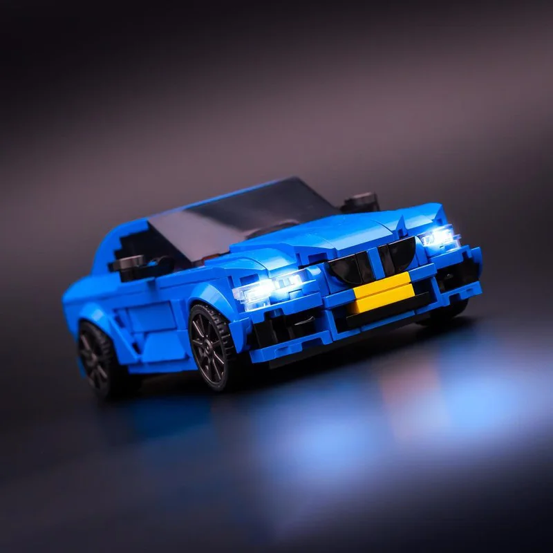 351 PCS Velocidade Hypercar Série M240i F22 Supercar Modelo de Corrida MOC Personalizar Bloco de Construção Tecnologia Montagem Presentes de Aniversário