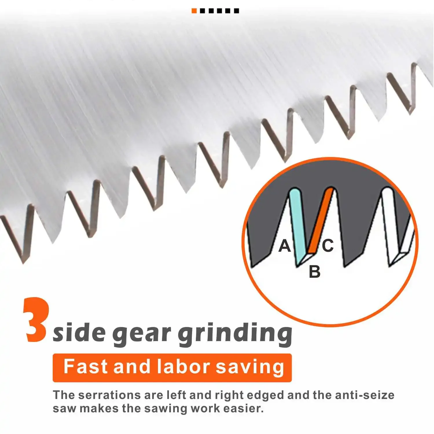 210/250 مللي متر منشار قابل للطي الثقيلة قطع اضافية طويلة شفرة منشار يدوي للتخييم الخشب ، منشار تشذيب الخشب الجاف مع الأسنان الصلبة #4