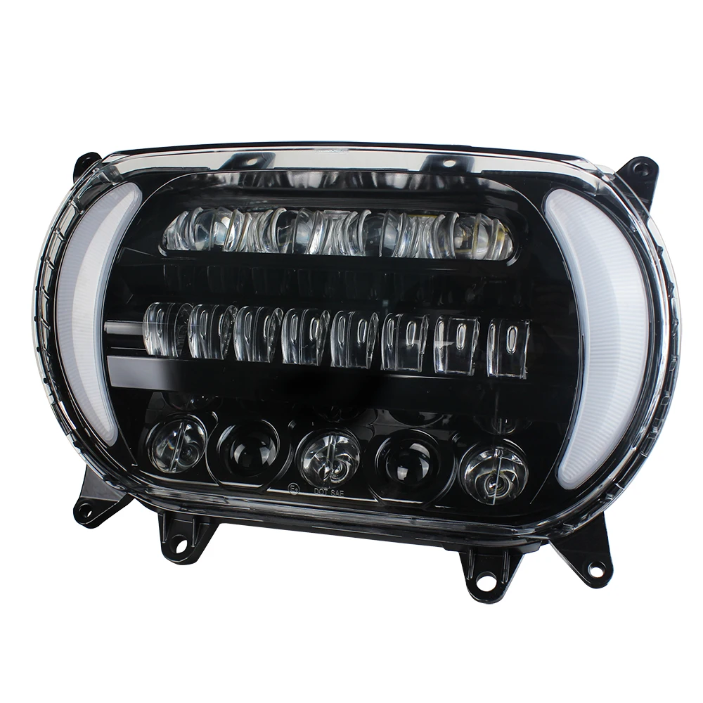 

Dual LED Headlight Projector Headlamp Led Headlight For Harley davidson Road Glide FLTRX FLTRU 2015-2021