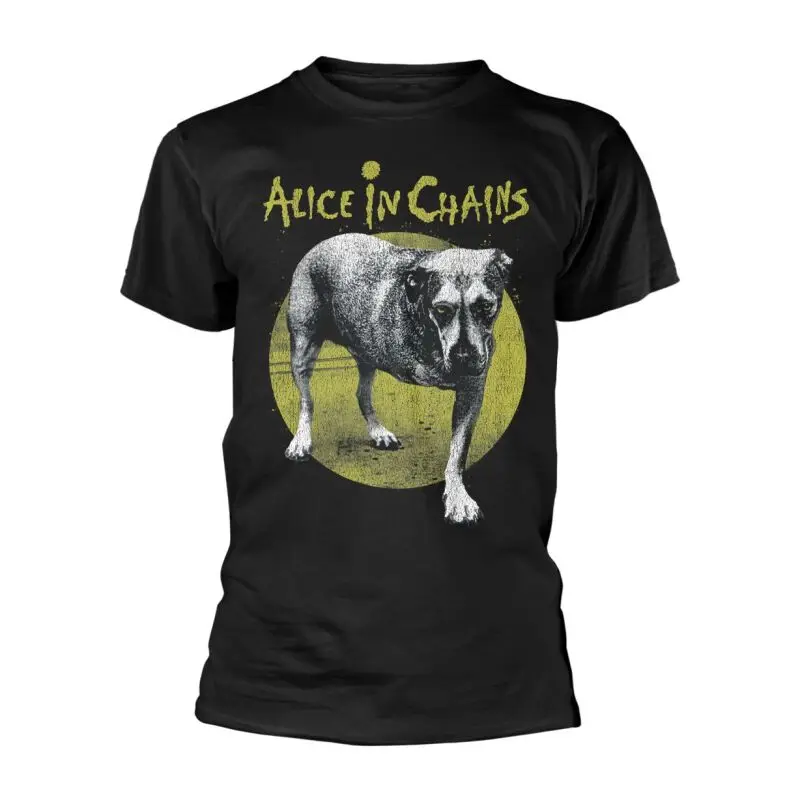 Tripod Alice in Chains Band T-Shirt, 100 % Baumwolle, Grafik-T-Shirt für Herren und Damen, Sommer-Streetwear-Top