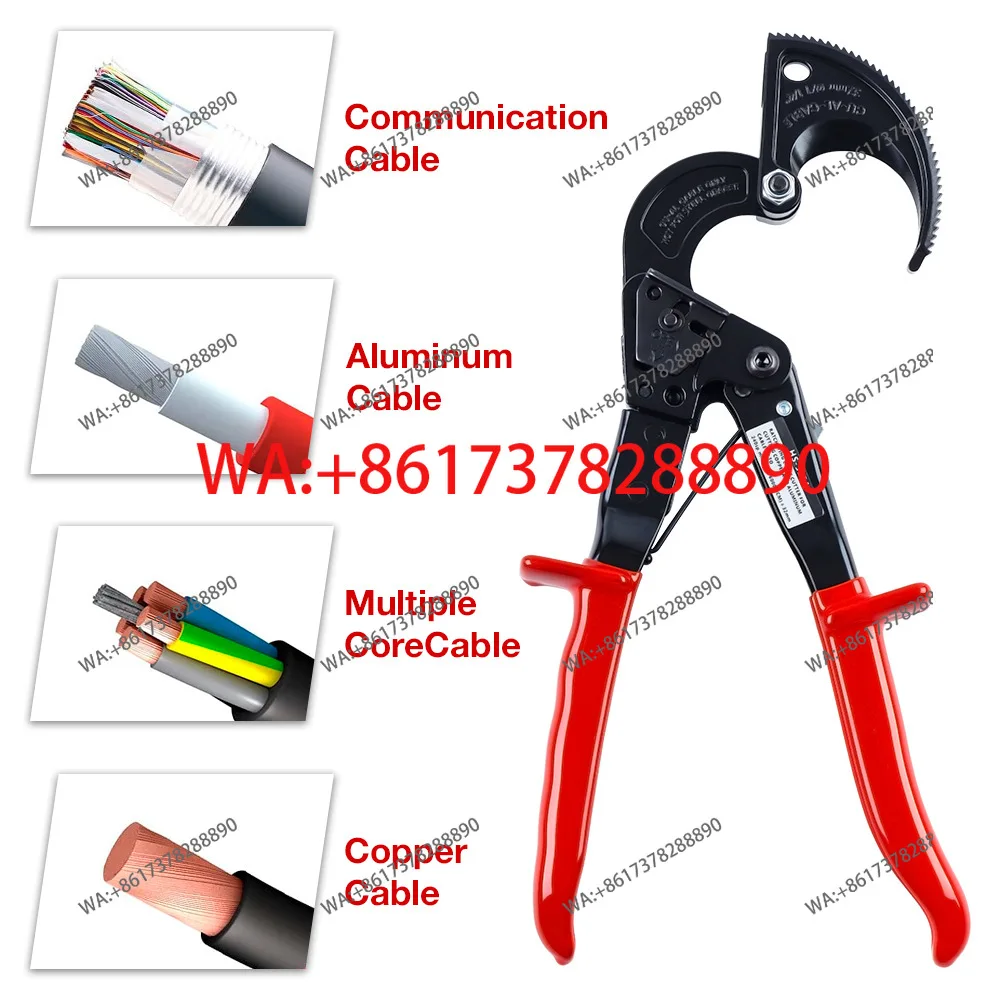 German type wire cutters cable cutter copper aluminum cable cutter ratchet type