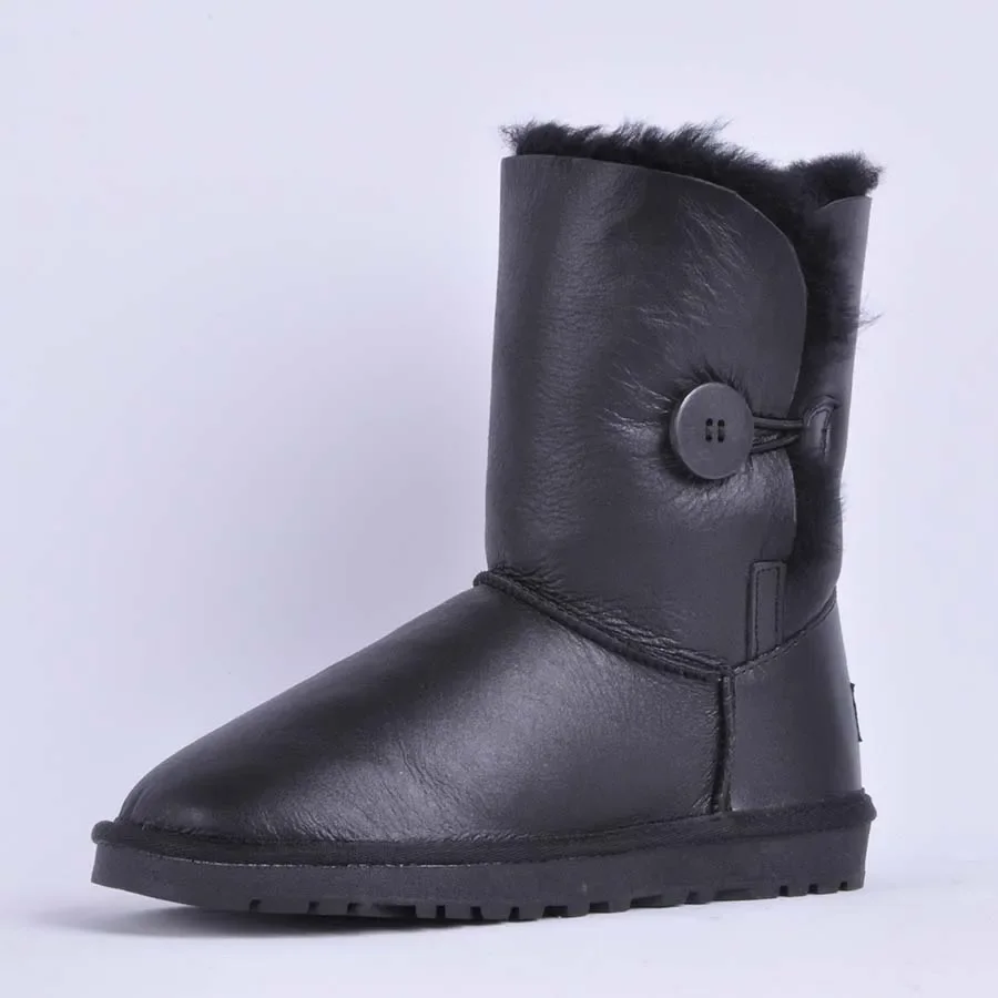 Модные мужские зимние ботинки из натуральной овчины, мужские зимние ботинки из 100% натурального меха, теплые шерстяные ботинки, мужская обувь больших размеров