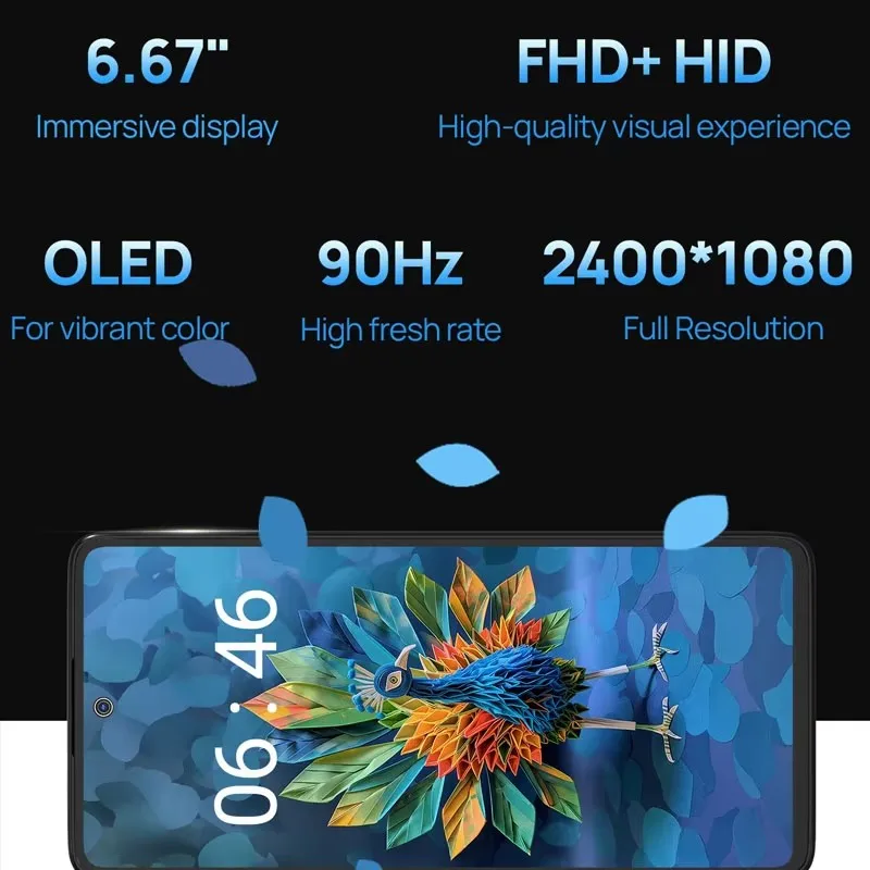 Новая глобальная версия HMD Crest 8 ГБ 256 ГБ 5G Смартфон 5000 мАч 6,67 дюйма FHD OLED-экран 50 МП Камера 33 Вт Поддержка зарядки Android 14