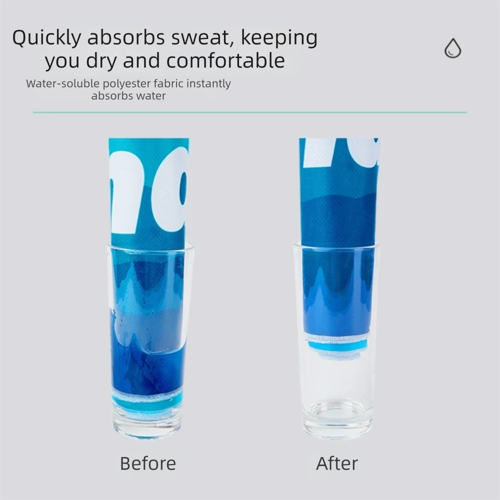 Soft Quick Drying Towel Sweat-absorbent Breathable Cold-feeling Towel Portable Microfiber Towel