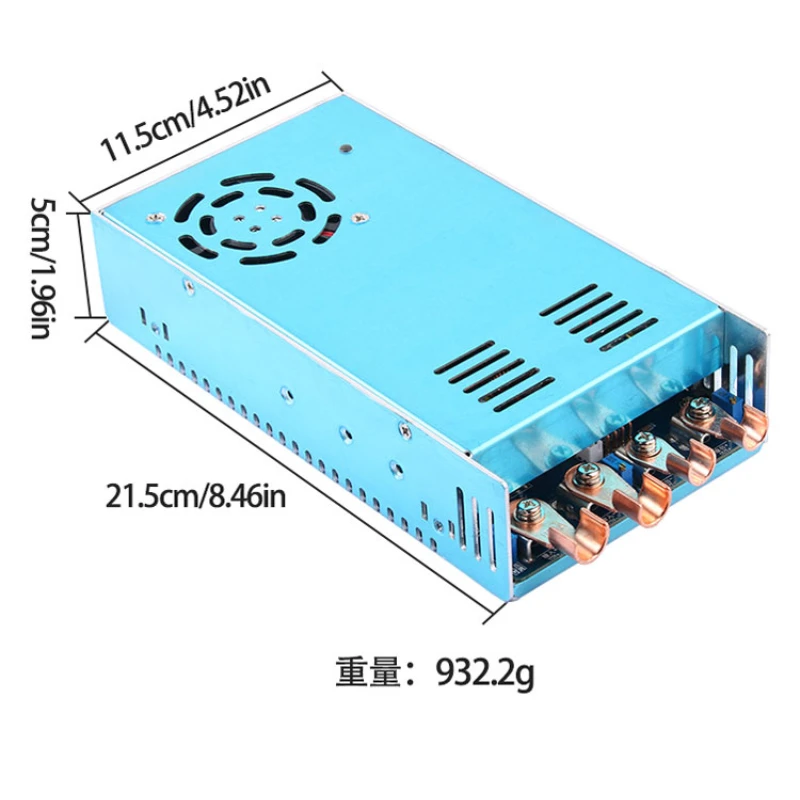 2000W High-power DC Boost Power Supply 100A Adjustable Constant Current and Voltage Charging Module with Display