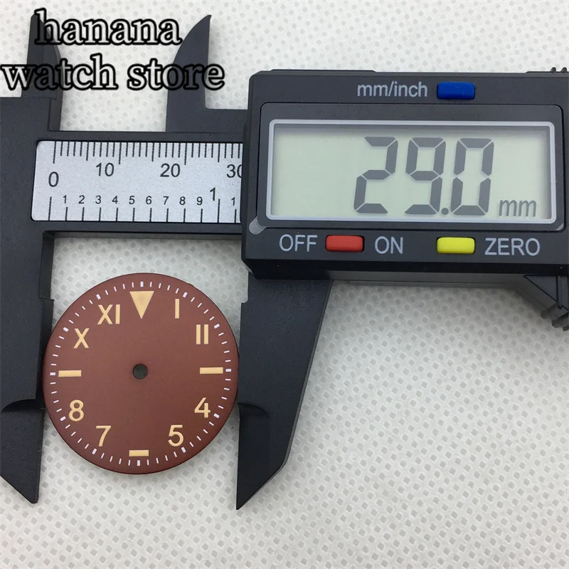 BLIGER black/brown dial with NH35 NH36 ETA 2836 2824 Miyota 8205/8215/821A Pearl DG2813/3804 movement