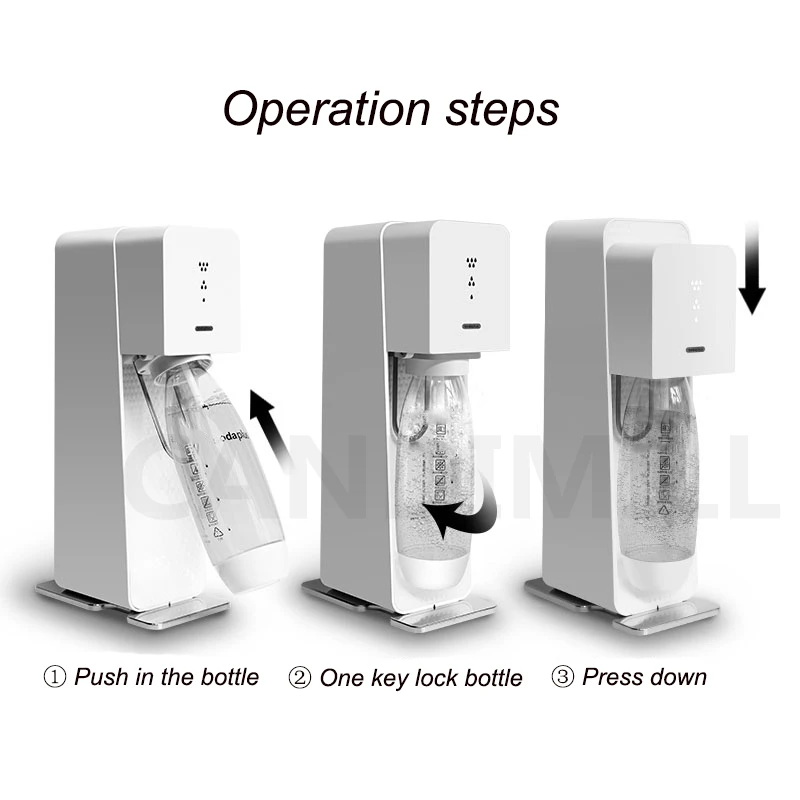 كانديميل صانع الصودا آلة فقاعة المياه المنزلية التجارية المشروبات الغازية صنع أدوات DIY آلة الشراب