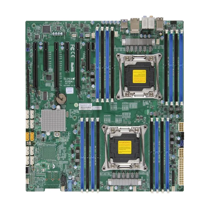 

1pcs Supermicro C612 Chipset Graphics Workstation Support 2011V3V4 Dual X9 Motherboard X10DAI