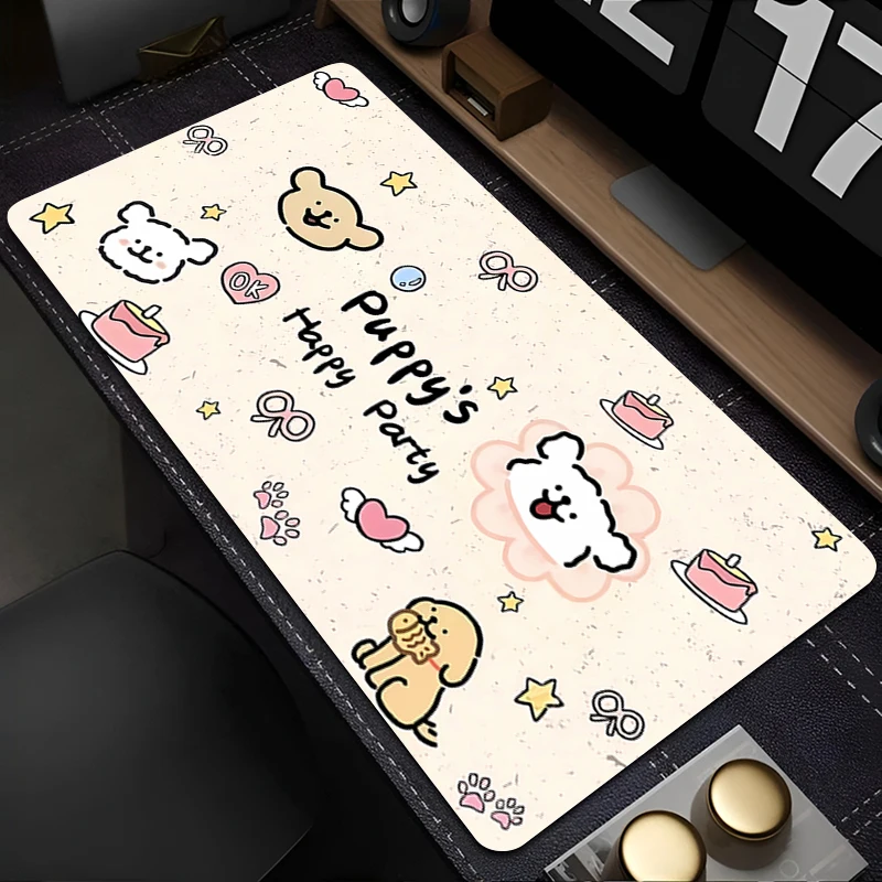 

Mouse Pad PC Accessories Keyboard Pad Office Desk Mat Anti Slip Cartoon HD Mousepad Natural Anime Dog Rubber Gaming Extended Pad