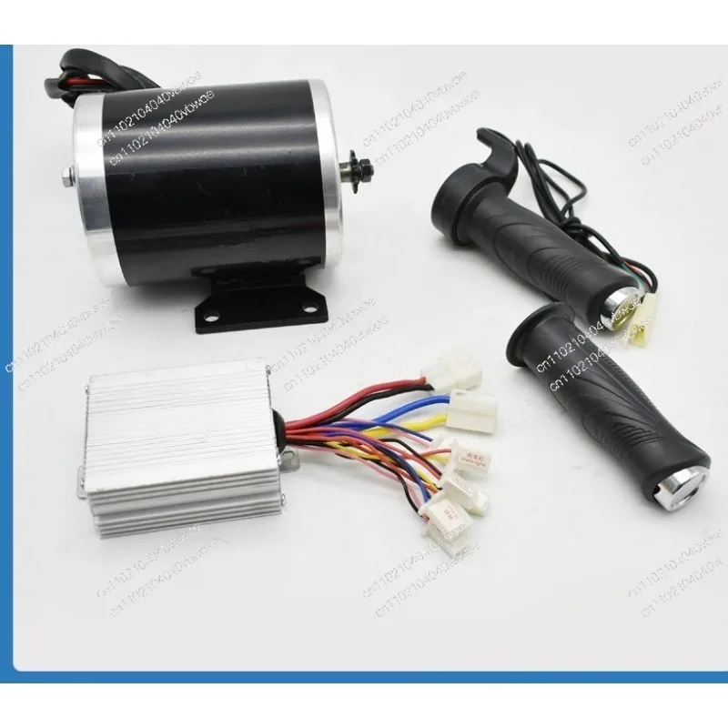 MY1020 Permanent Magnet Brushed Motor 500W800W1000W Controller Throttle Kit DC 24V36V48V