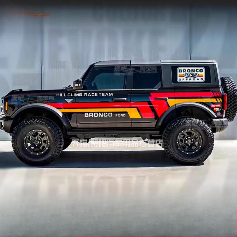 

Car Vinyl sticker FOR Ford Bronco body decoration sporty fashionable Decal modified accessories