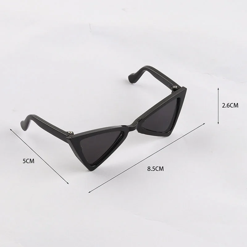 Pet Sunglasses Cat Glasses Pet Trendy Accessories Cool Creative Triangular Dog Glasses for Small Dog Cat Pet Decoration