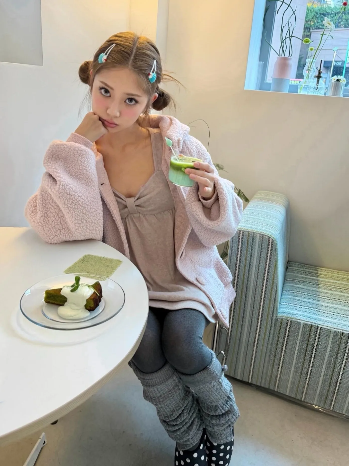 

Вязаный топ из ангорского кроличьего меха с длинными рукавами и низким вырезом, женский, модный, для повседневной носки, свободного кроя, удобный, дышащий