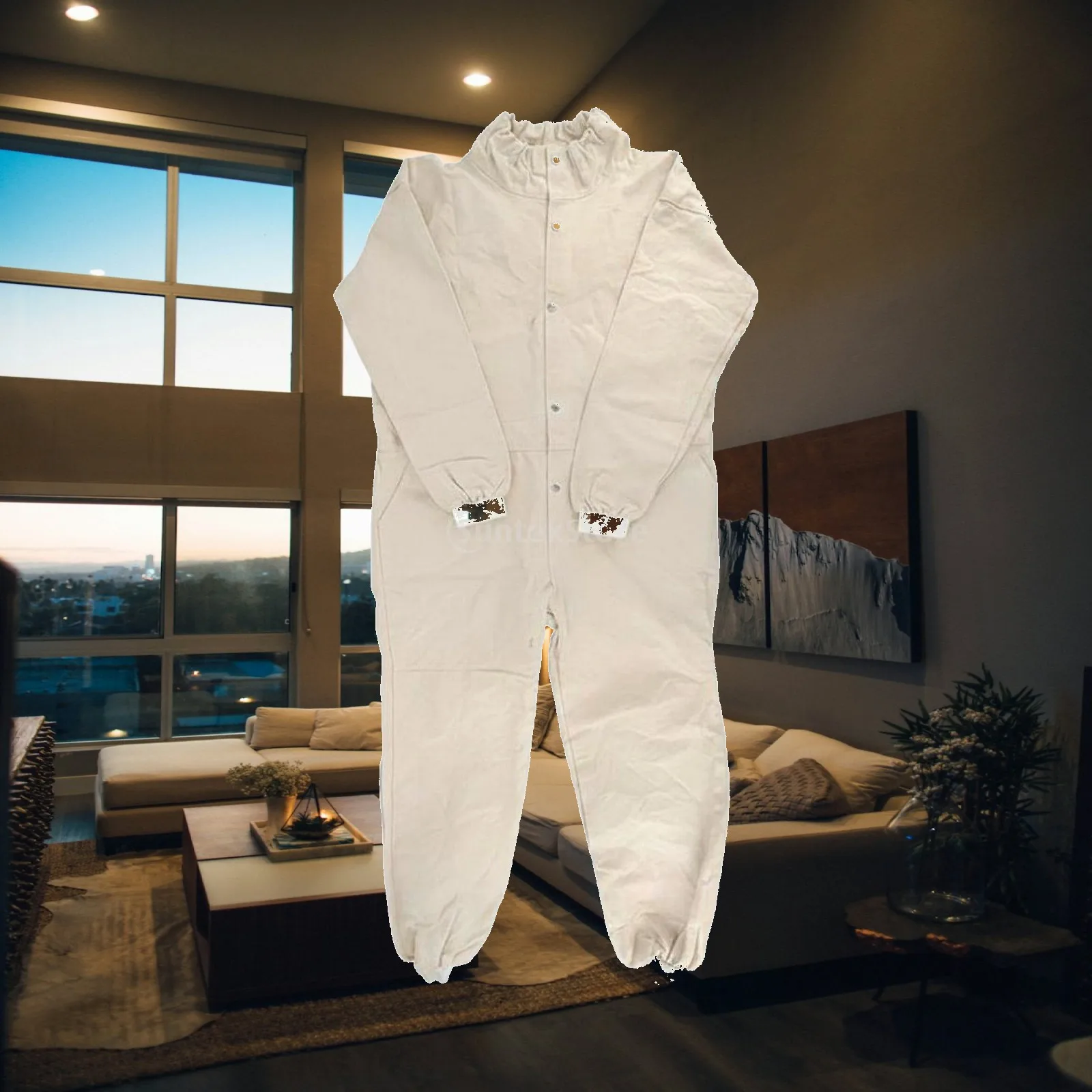 Canvas Sandblasting Suit Heavy Duty Protective Workwear for Industrial Painting and Grit Finishing Jobs