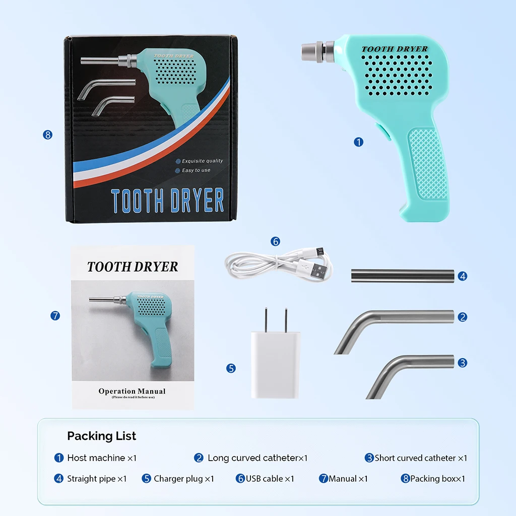 AZDENT Dentaler Zahntrockner Luftwärmer Elektrische Trocknungsmaschine für Oralorthopädie Zahnmedizin Laborausrüstung Autoklavierbar – Detail 8