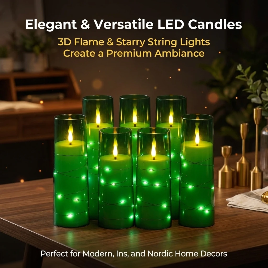 set-of-7-flameless-candles-embedded-star-string-battery-operated-led-pillar-candle-with-timer-remote-control-home-ambiance-decor