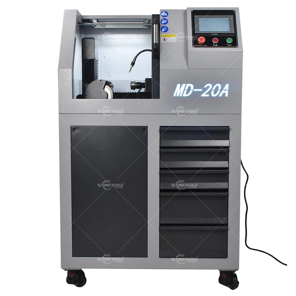 High precision automatic numerical control end mill sharpener with cooling system for metal working