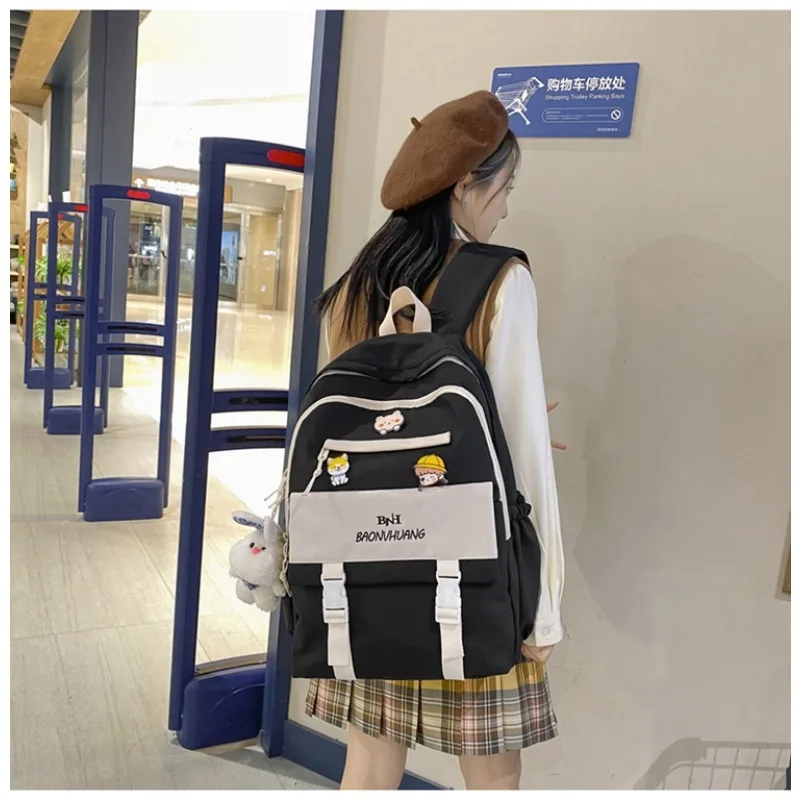 Zaini per la scuola adolescenti ragazze Casual Nylon zaino donna borse a tracolla bambini Packsack Mochilas Para Mujer