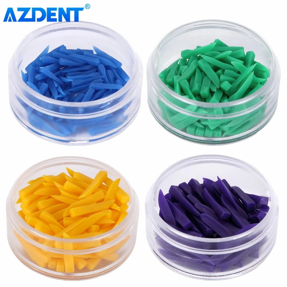 100pcs/Box Dental Wedges Disposable Tooth Gap Wedge AZDENT Medical Grade Plastic Dentistry Supplies Dentist Tools