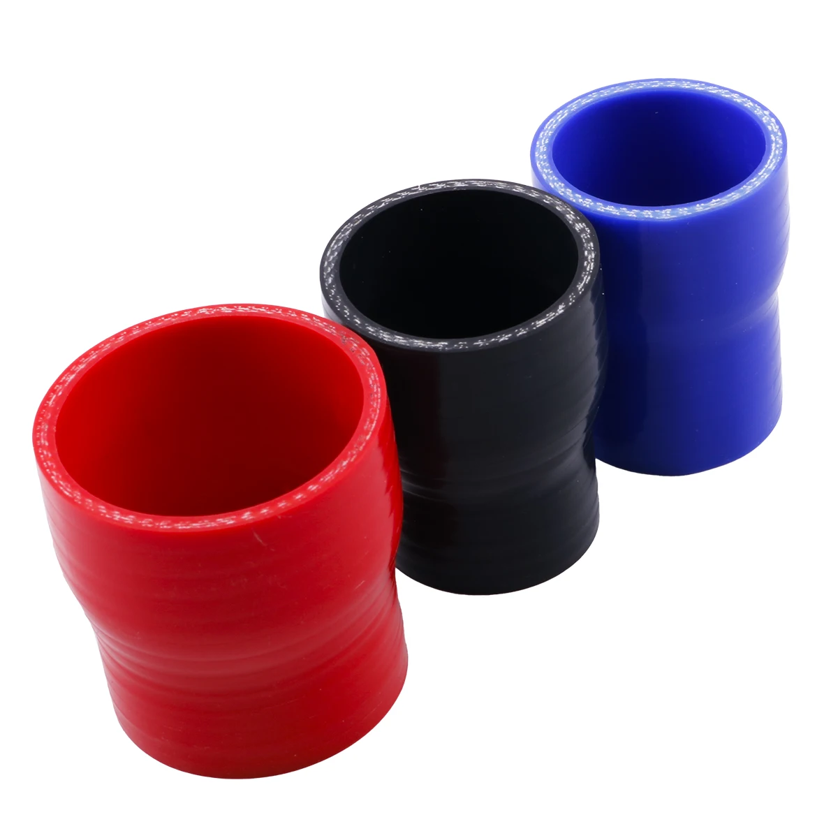 1PC Straight Reducer Coolant Intercooler Adapter Pipe Hose Silicone Coolant Tube ID 60 63mm  65 70mm 76mm 80mm 102mm Length 76mm