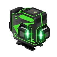 Laser level 3D 12 lines green beam 360 degree cross line self leveling automatic leveling machine for construction