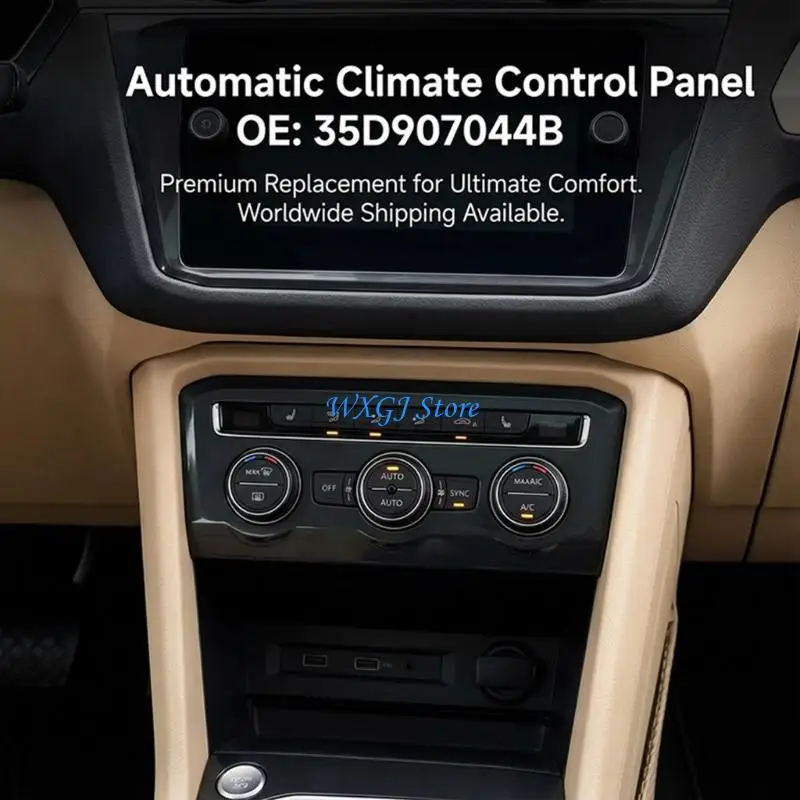 

37JE Air Condition Panel Control Switches Replacement Panel Switches Automotive Accessories Easy Installation for B7 Golf 6