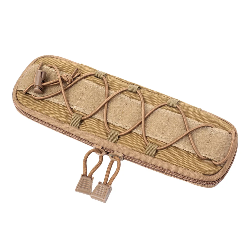 

1 шт., военная зеленая уличная сумка для хранения альпинизма с пряжкой на молнии для мобильного телефона, брелок для ключей, гаджета