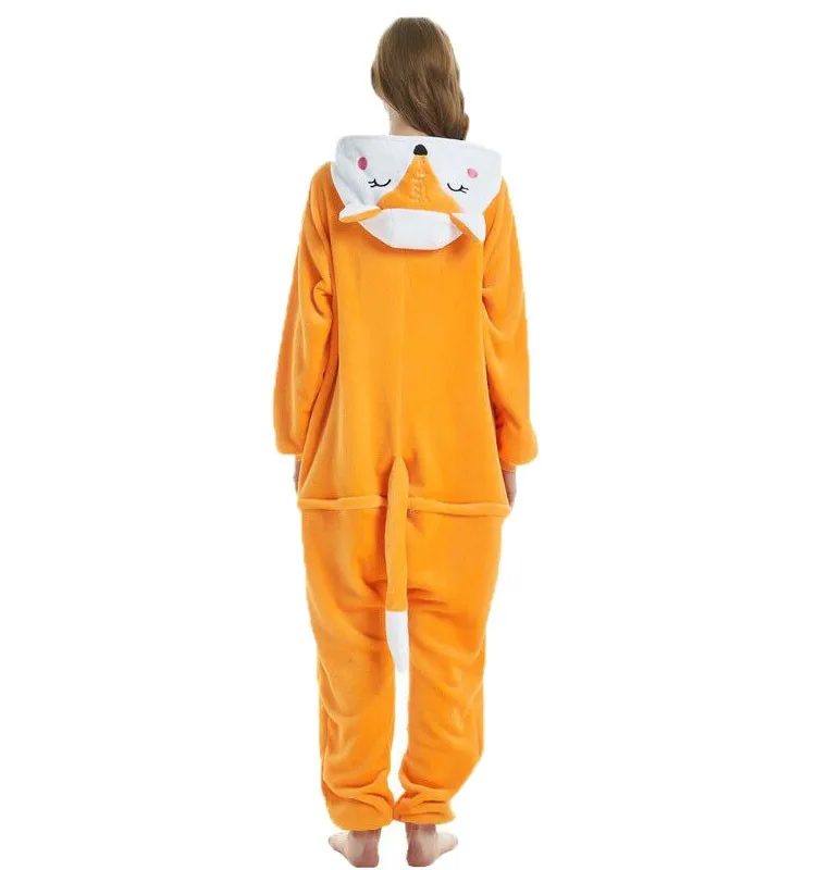 New adult children\'s fox costume Halloween costume parent-child live catwalk costume fox cos parent-child costume stage costume