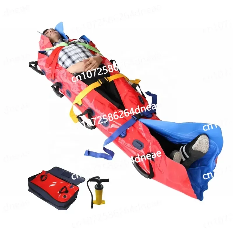 

Vacuum mattress emergency medical stretcher