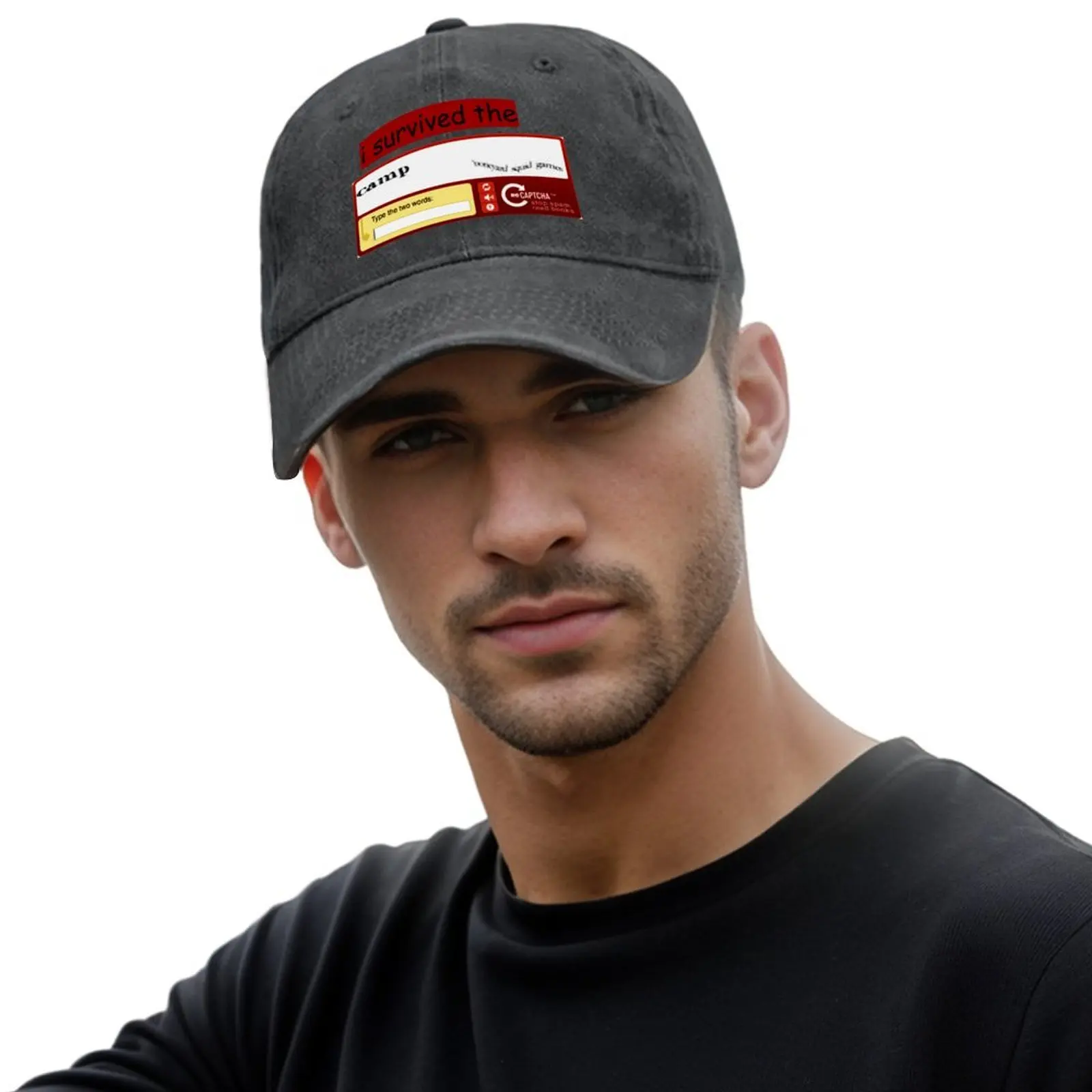 I survived Camp Boneyard Captcha Baseball Cap Beach Outing birthday Gentleman Hat cute Women Hats Men's