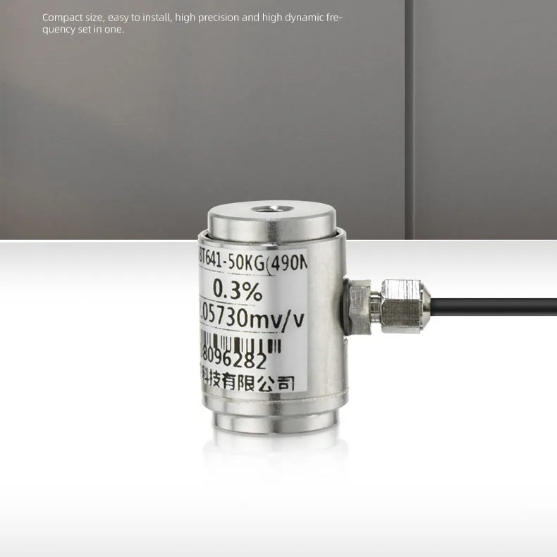 Cylindrical micro tension and pressure sensor for tension and thrust measurement in automated robotic arms 2/5/10/20/30/50 kg