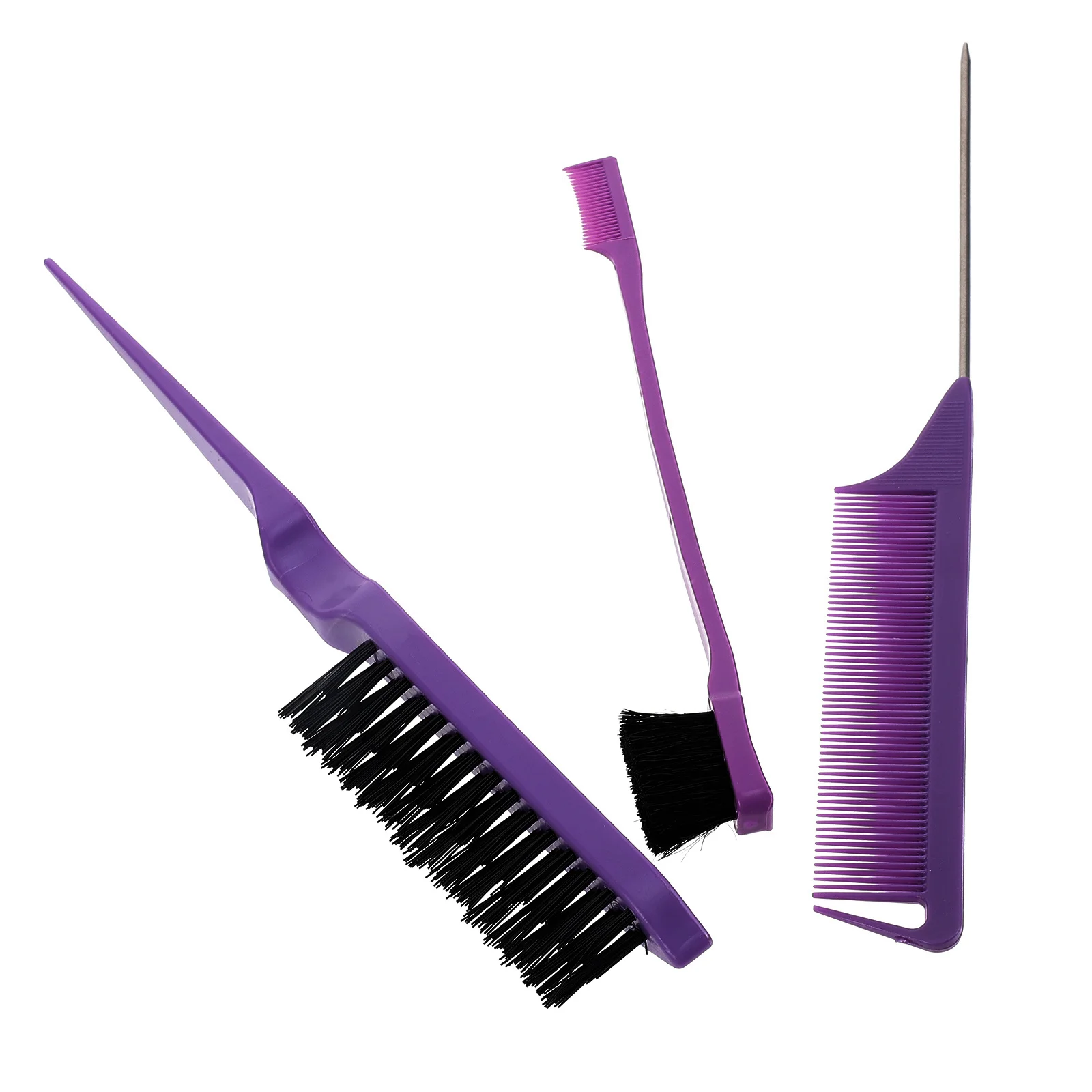 

1Set Hairstyling Comb Set Fine Workmanship Easy Clean Hairdressing Tools Suitable Home Salon Use Professional Hair Dye Comb