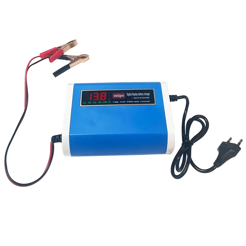 Imagem -03 - Chumbo Ácido Agm Gel Carregador de Bateria 8a Display Led 220v 110v Inteligente Automotivo Caminhão Motocicleta Carro Heltec12 v 24v