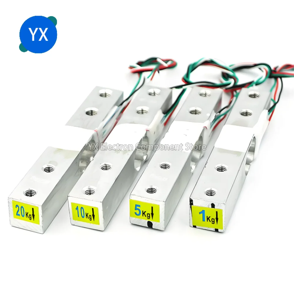 10PCS Weighing Module 1kg, 5kg 10kg 20kg Small Range Load Cell with HX711AD Module