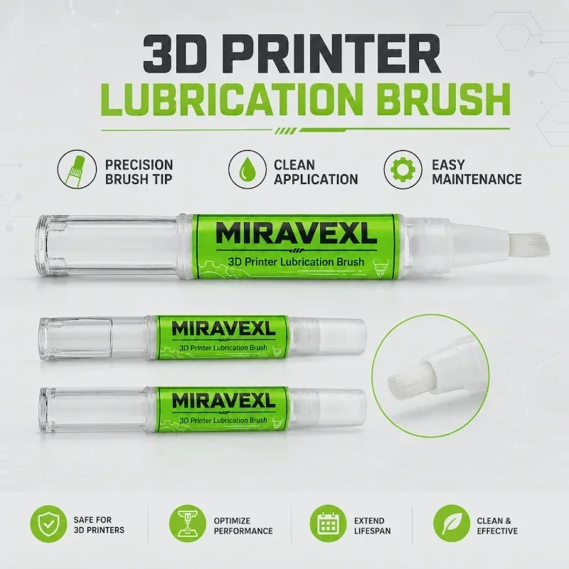 PTFE 3D-Drucker-Schmieröl für Gewindespindeln & Schienen, reibungslose Bewegung, verschleißschützende Wartung für Ender 3 Bambu Lab Enthusiasten – Detail 4