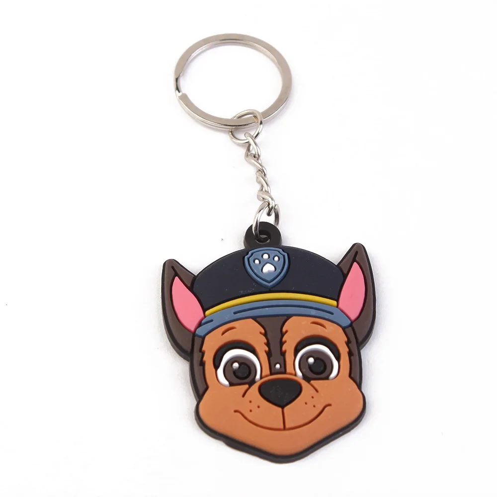 PAW Patrol Anime Key Chain Cartoon Character,PVC Keychain,Backpack Pendant,Children's Accessories,Children's Birthday Gifts