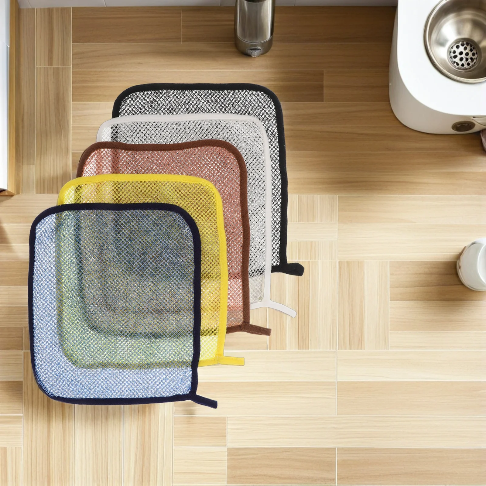 

5Pcs Exfoliating Washcloth Deep Cleansing Shower Back Scrubber Body Scrub Towel Dead Skin Remover Soft Massage Tool for Men