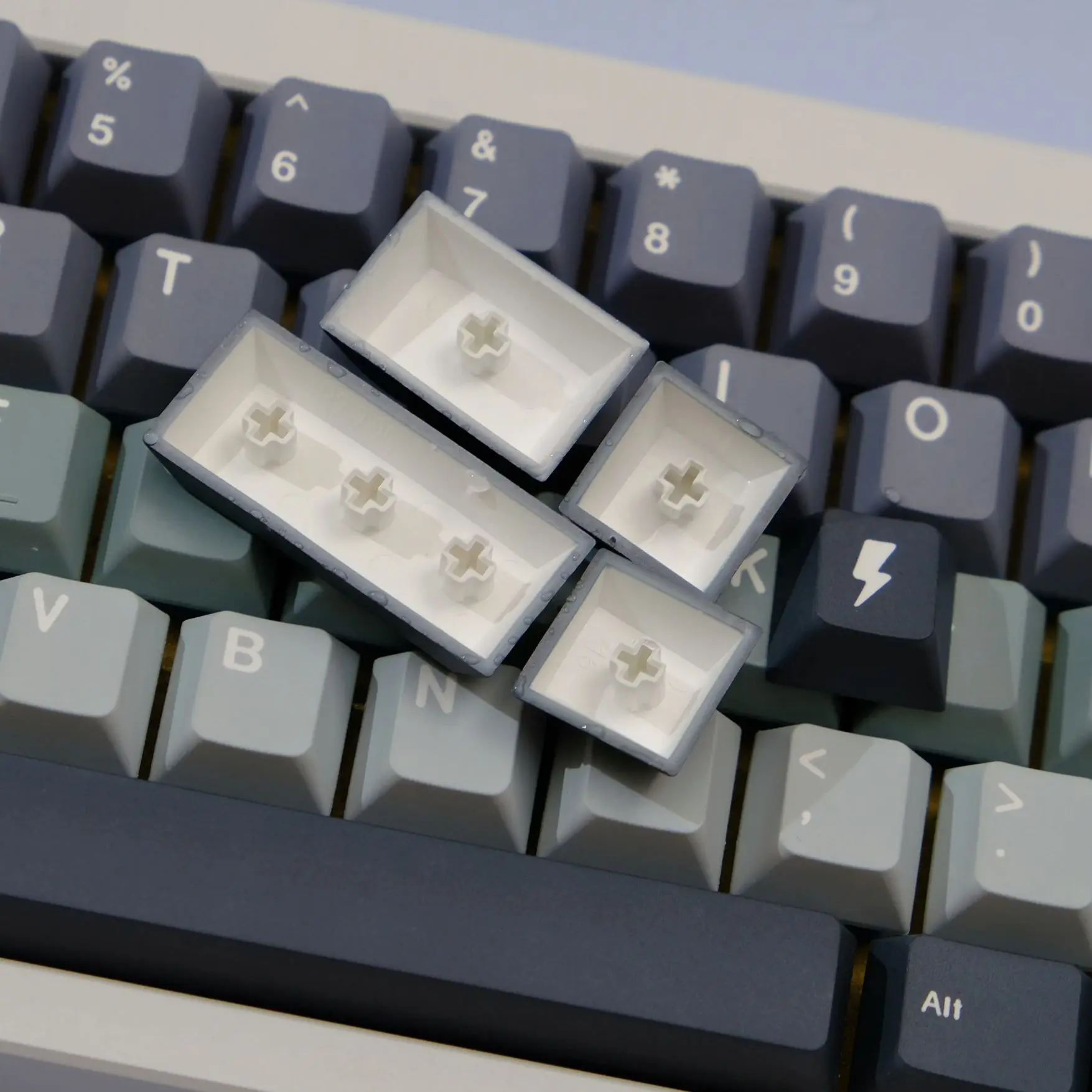 Imagem -06 - Teclas Gmk Tempestade Keycaps Cereja Perfil Pbt Sublimação de Tinta Keycap para mx Switch Jogos Mecânicos Acessórios de Teclado 136