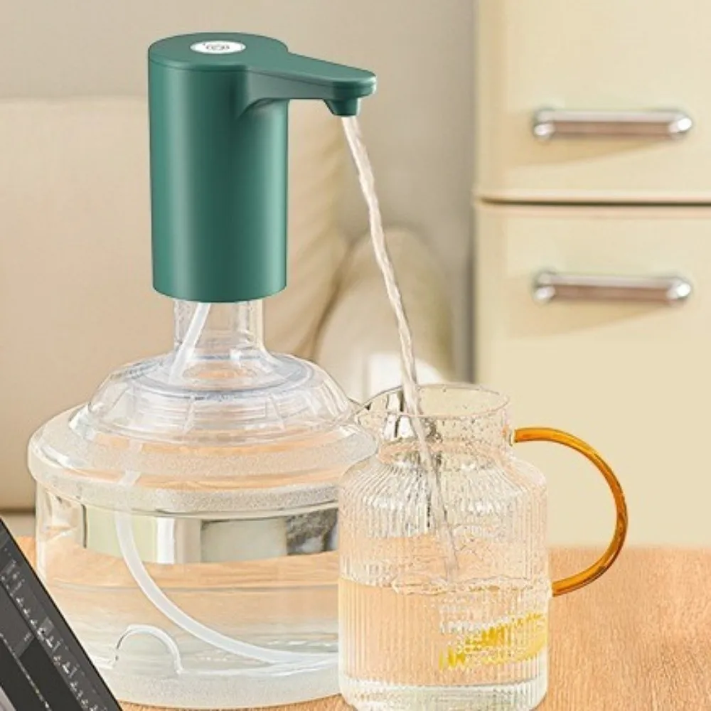 New Smart Electric Water Pump USB Charging Automatic Water Bottle Pump Portable Leak Proof ​Drinking Water Pressed Office Desk