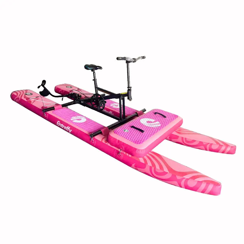 Favorite Stable Supply Inflatable Water Bike Aluminum Drop Stitch Reliable Water Bike Bicycle for Adults