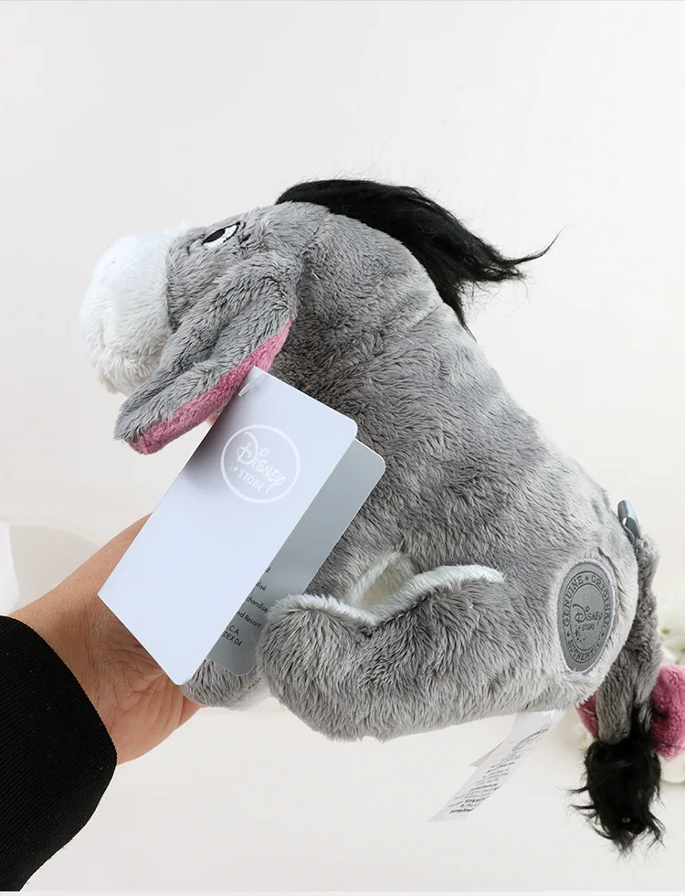 20cm Flauschiges Eeyore Winnie The Pooh Plüschtier Kleine Original Plüschpuppe Graue Stofftiere Chibi Anime Zimmerdekoration für Mädchen – Detail 7