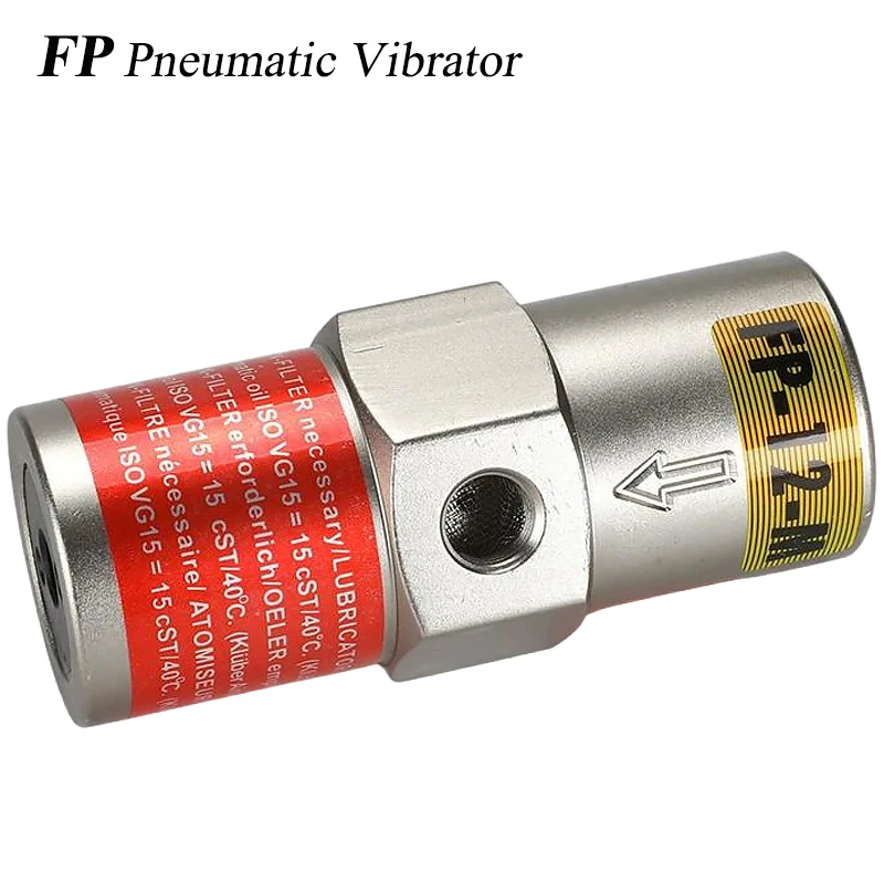Vibrador Neumático FP Air FP-12/18/25/32/35/40/60/80-M, Martillo Compacto de Pistón de Aluminio, Vibrador de Alta Frecuencia para Uso Industrial